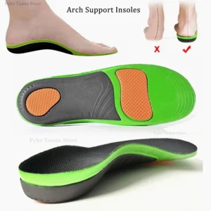 palmilha ortopédica com suporte de arco