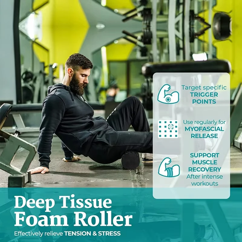 Rolo de espuma fitness EPP 33 cm para ioga e pilates - Imagem 6