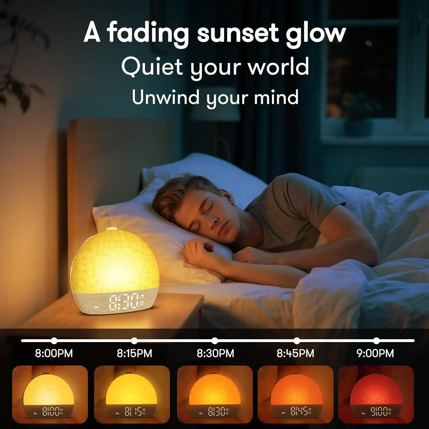 Despertador Simples com Luz do Sol e Cronômetro - Imagem 4