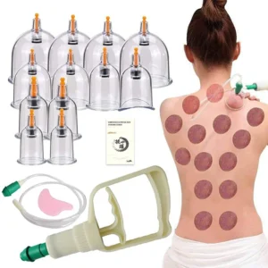 conjunto de ventosas para massagem a vácuo
