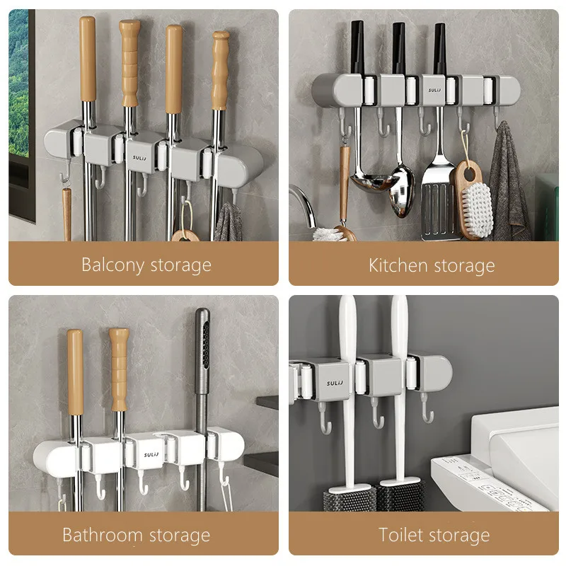 Suporte de Parede para Esfregão Multifuncional - Imagem 2