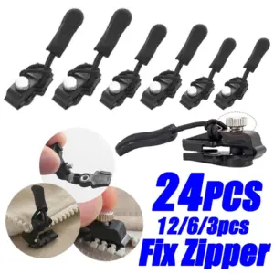 kit reparo zíper destacável universal