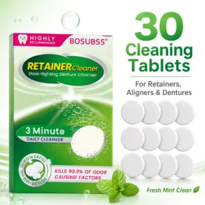 tabletes de limpeza dentaduras