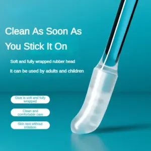 limpador de ouvido reutilizável de silicone