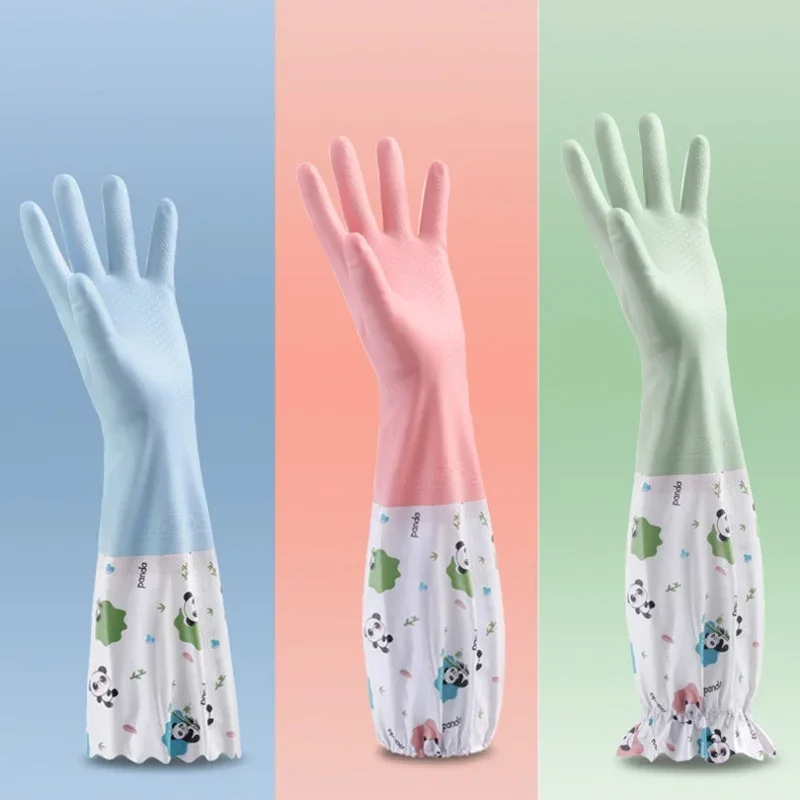 luvas de borracha impermeáveis para limpeza