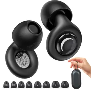 tampões de ouvido de silicone anti-ruído
