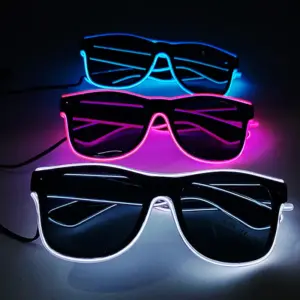 óculos EL fio neon led