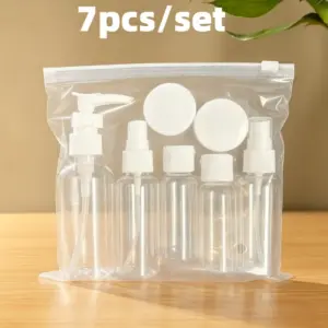 conjunto de frascos de viagem portátil