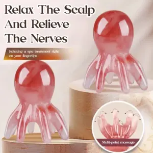 massageador de cabeça polvo manual