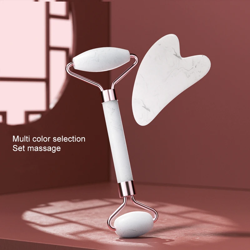 Rolo de Massagem Facial Resina Plástica Rosa - Imagem 3