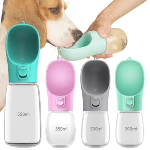 garrafa de água portátil para cães e gatos