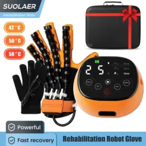 luvas robô aquecidas para treinamento de mãos