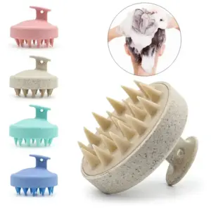 escova de shampoo de silicone