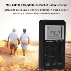 rádio de bolso AM/FM
