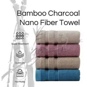 toalha de algodão de bambu