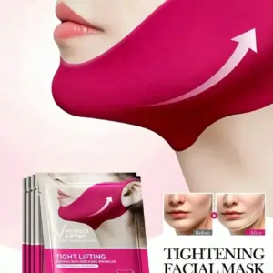 máscara facial em v