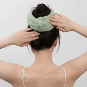 scrunchie de cabelo microfibra oversized