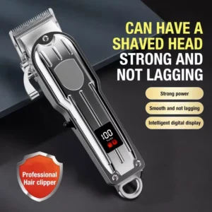 máquina de cortar cabelo elétrica portátil