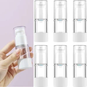 kit garrafas bomba vácuo cosméticos