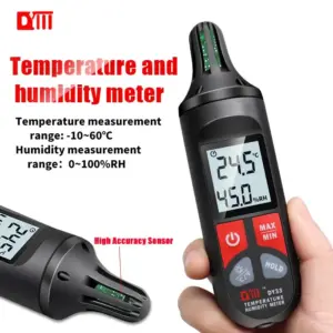medidor digital de temperatura e umidade