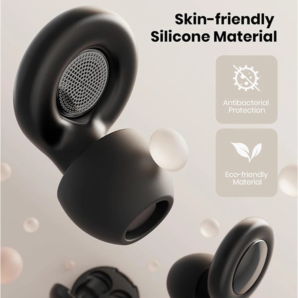 Tampões de ouvido de silicone 25dB para dormir BRANCO - Imagem 5