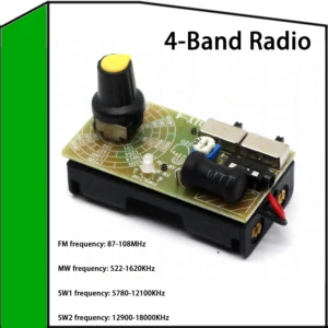 rádio digital 4 bandas