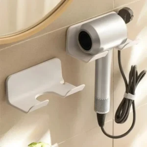 suporte de parede para secador de cabelo
