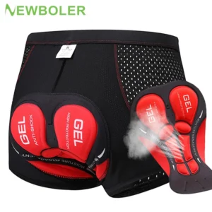 shorts de ciclismo malha respirável
