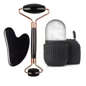 rolo de gelo facial