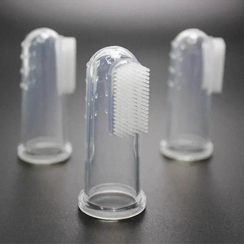 Escova de Dentes para Pets Dedo Silicone Universal 5 Peças - Imagem 6