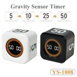 temporizador digital cubo sensor gravidade