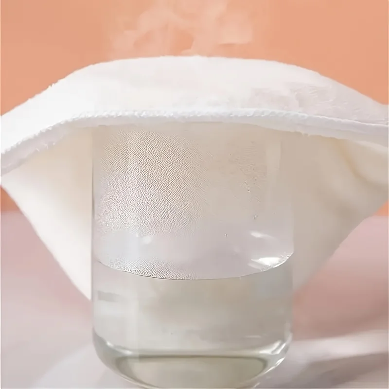 Máscara de Toalha Facial Reutilizável Branca - Imagem 3
