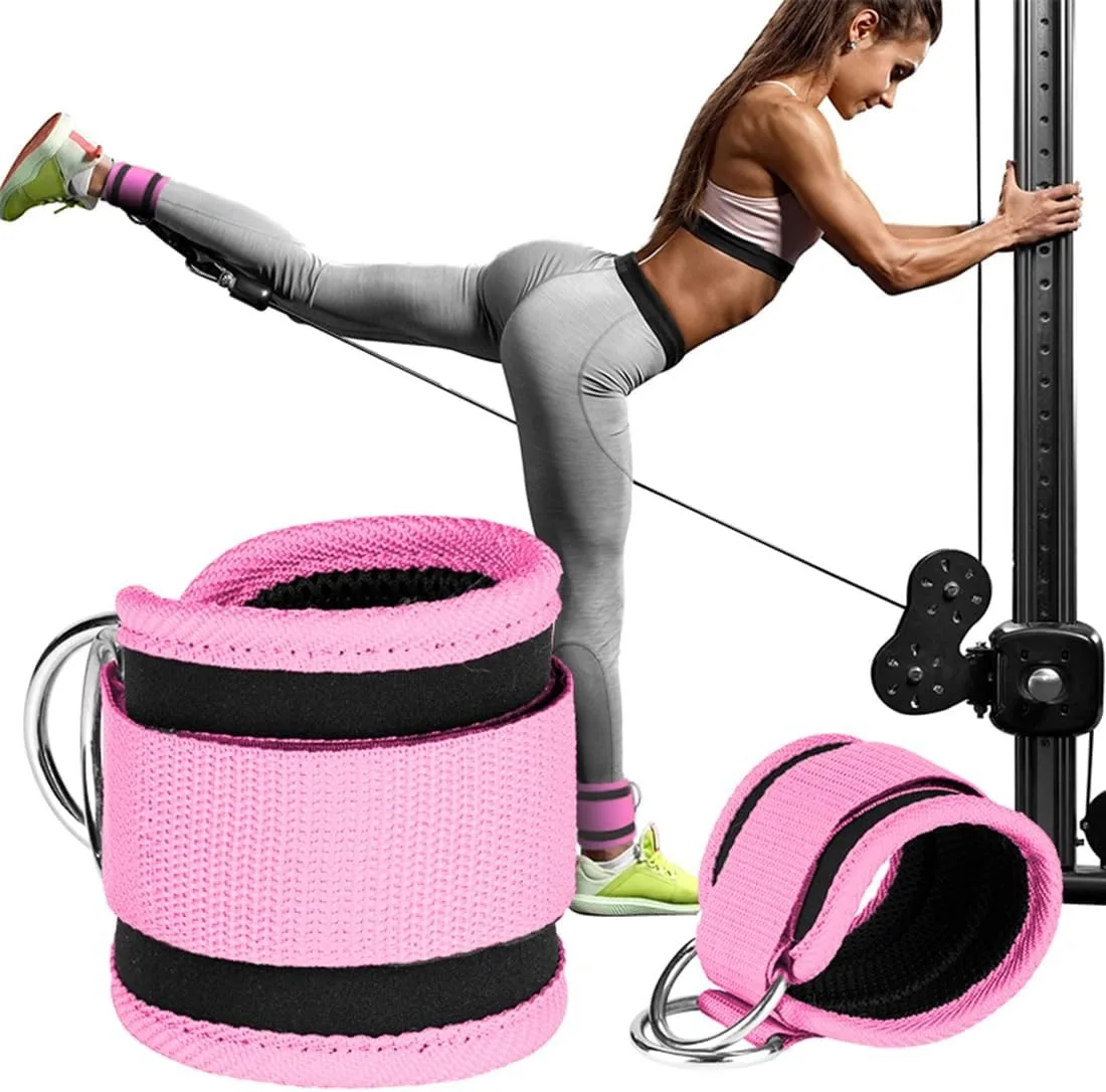 Correia de Tornozelo Ajustável para Máquina de Cabo Fitness - Imagem 2