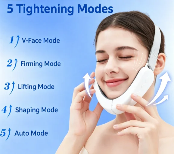 Massageador Facial V Face Cinto Inteligente para o Rosto - Imagem 2