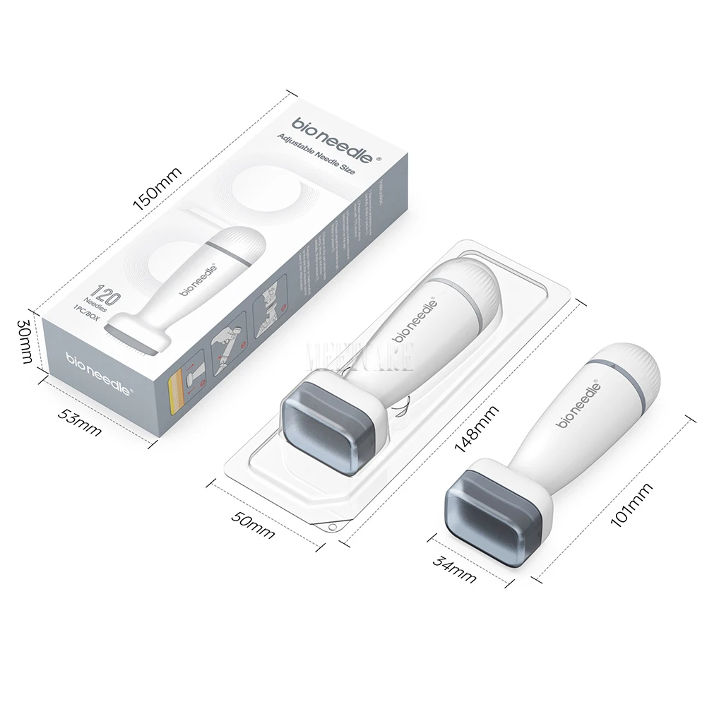 BIO 120 Dermastamp Roller Ajustável 120 Agulhas 0.2mm - Imagem 2