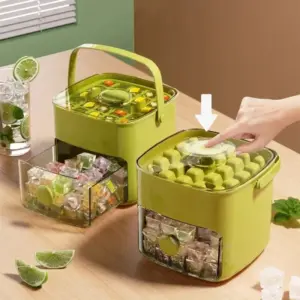 forma de gelo reutilizável 48 compartimentos