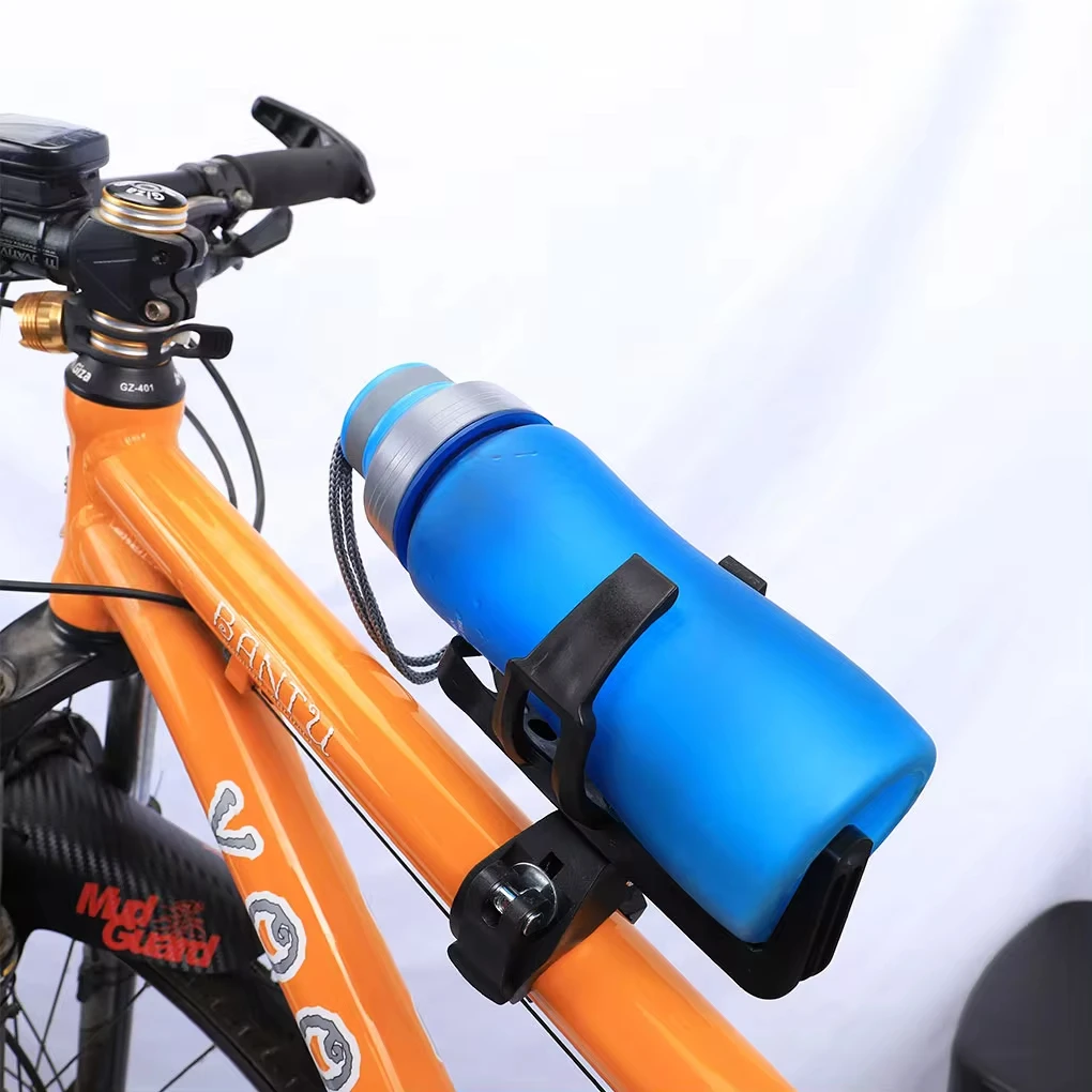 Suporte de Garrafa de Bicicleta Giratório Plástico-Aço - Imagem 3