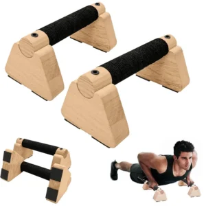 barra push up de madeira