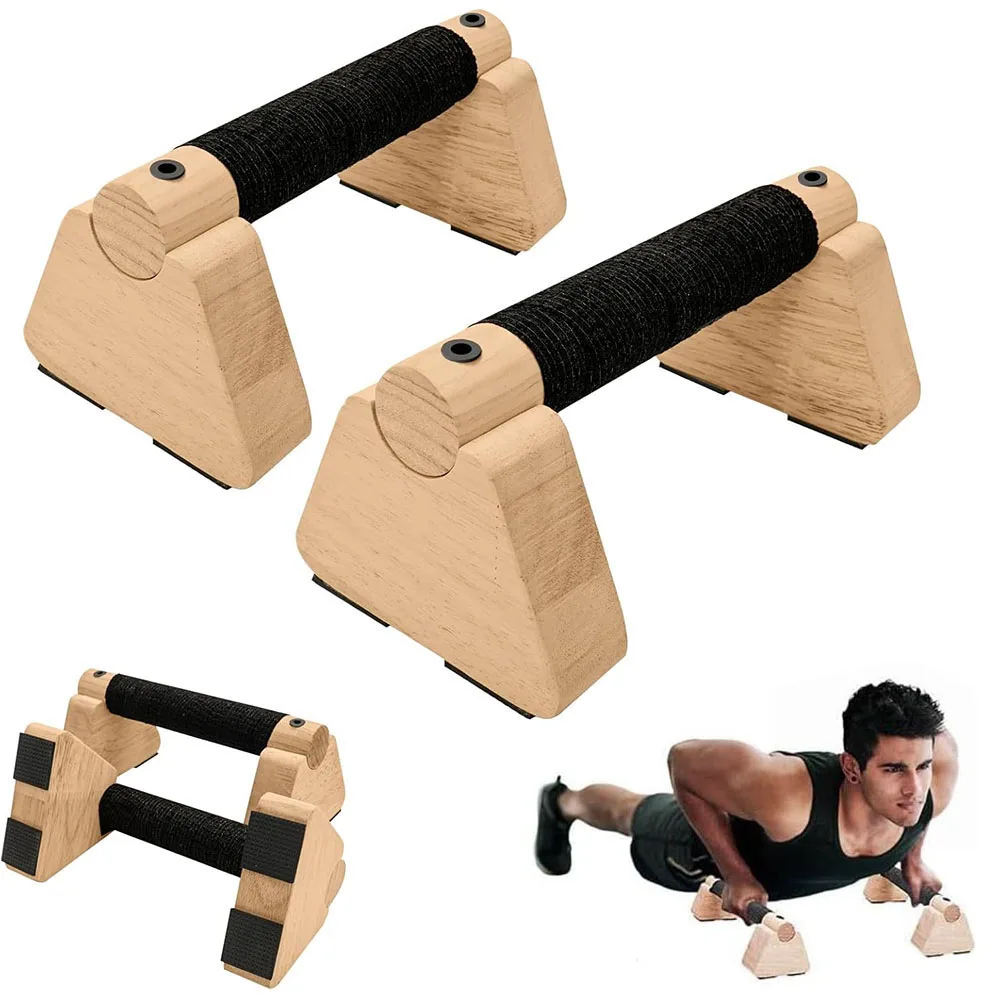barra push up de madeira