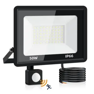 holofote led sensor movimento 20w