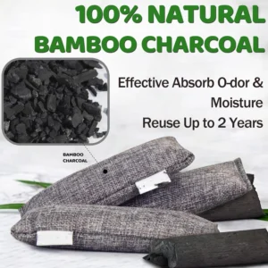 saco desodorizante carvão bambu
