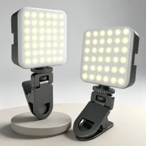 luz led com clipe portátil
