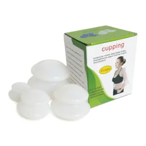 kit ventosa silicone massagem corporal