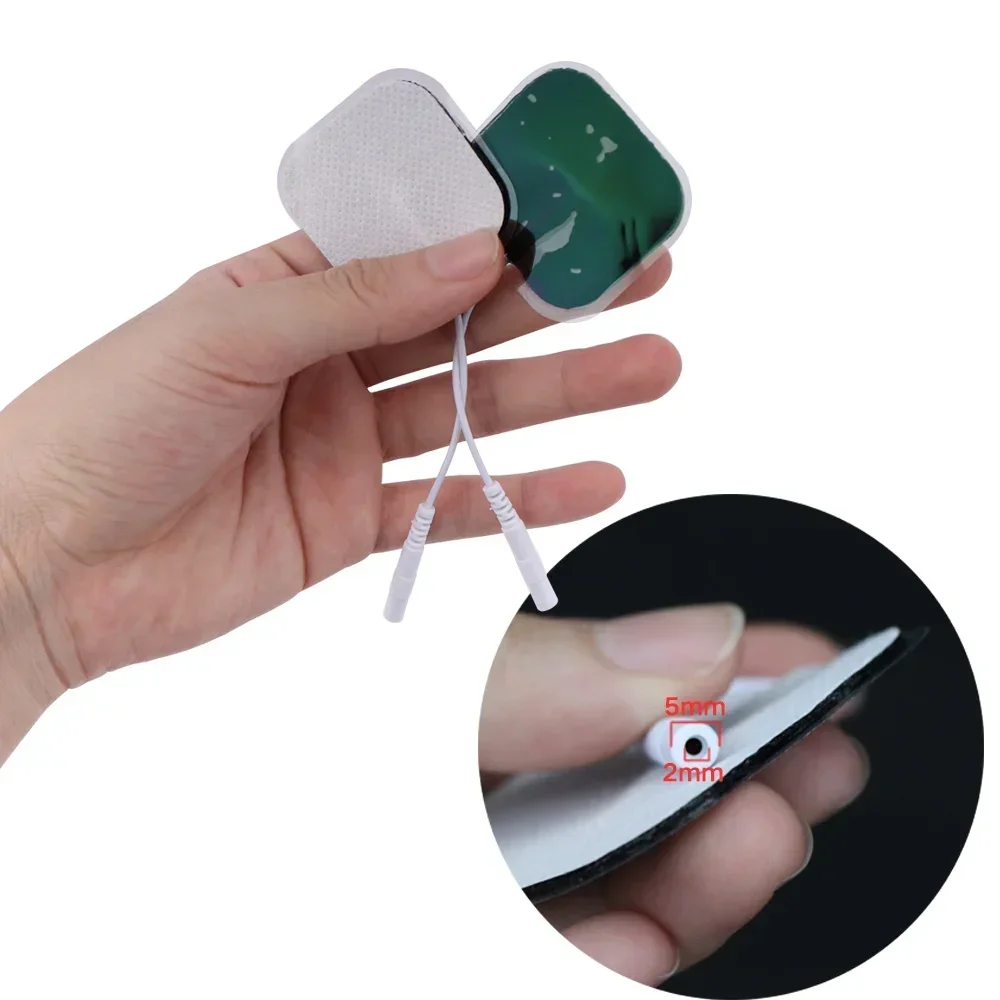 Almofadas Eletrodo Tens 5x5cm Não Tecido Adesivo - Imagem 3