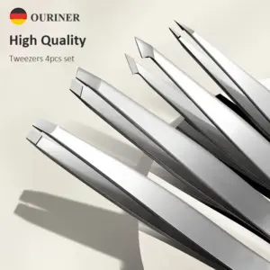 conjunto profissional de pinças para sobrancelhas