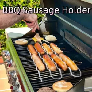 suporte para salsichas de churrasco