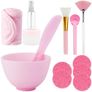 conjunto de ferramentas de beleza facial