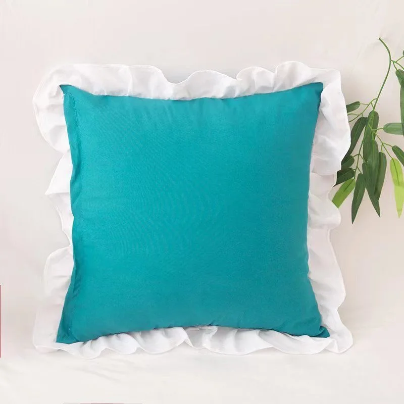 Fronha para Sofá com Babados Decorativa Várias Cores - Imagem 5
