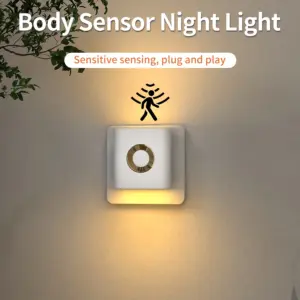 luz noturna led com sensor de movimento