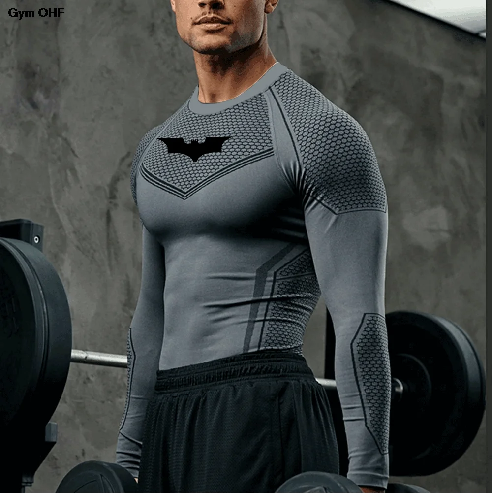 Camiseta Compressão Masculina Treino Secagem Rápida Respirável - Imagem 4